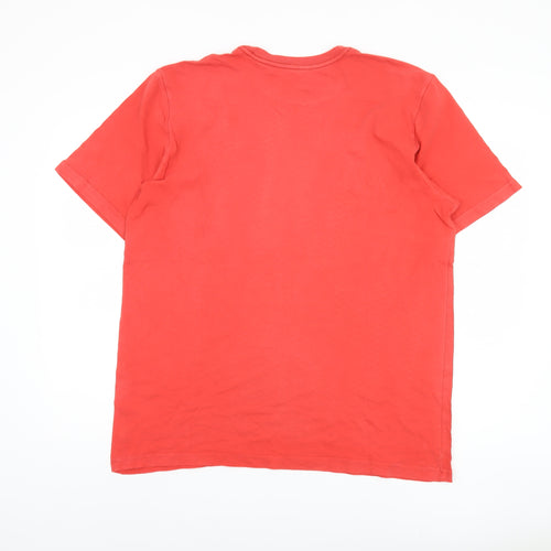 Nike Men's Red Athletic Fit Crew Neck T-Shirt M