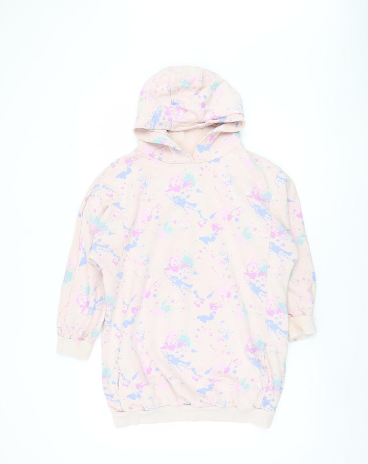 Next Girls Multicoloured Pullover Hoodie 12 Years