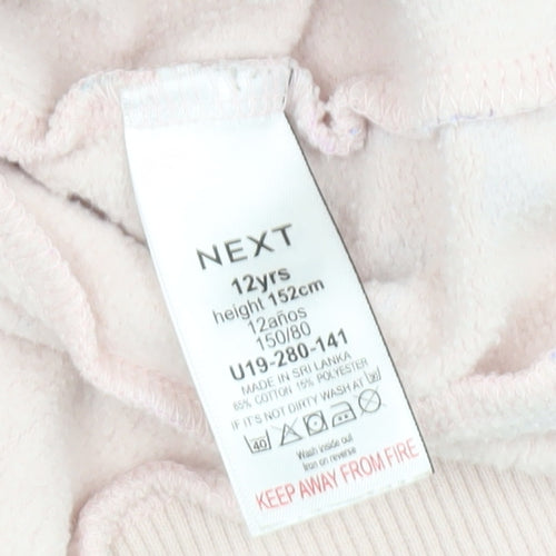 Next Girls Multicoloured Pullover Hoodie 12 Years