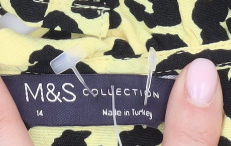 Marks and Spencer Women’s Animal Print Blouse Size 14