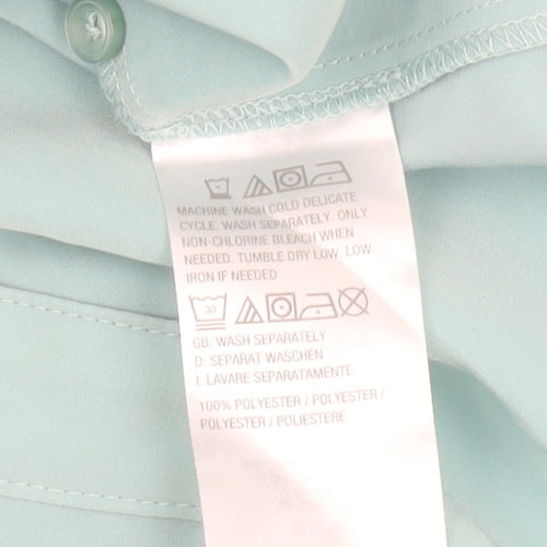 d&co Denim Women Blue XL Collared Button-Up Shirt