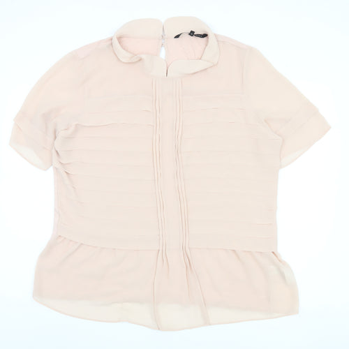 Betty Jackson Black Women's Beige Blouse Size 20