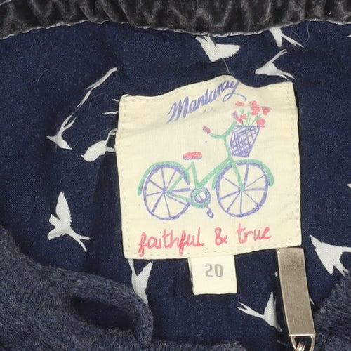 Mantaray Women's Blue Full Zip Hoodie Size 20