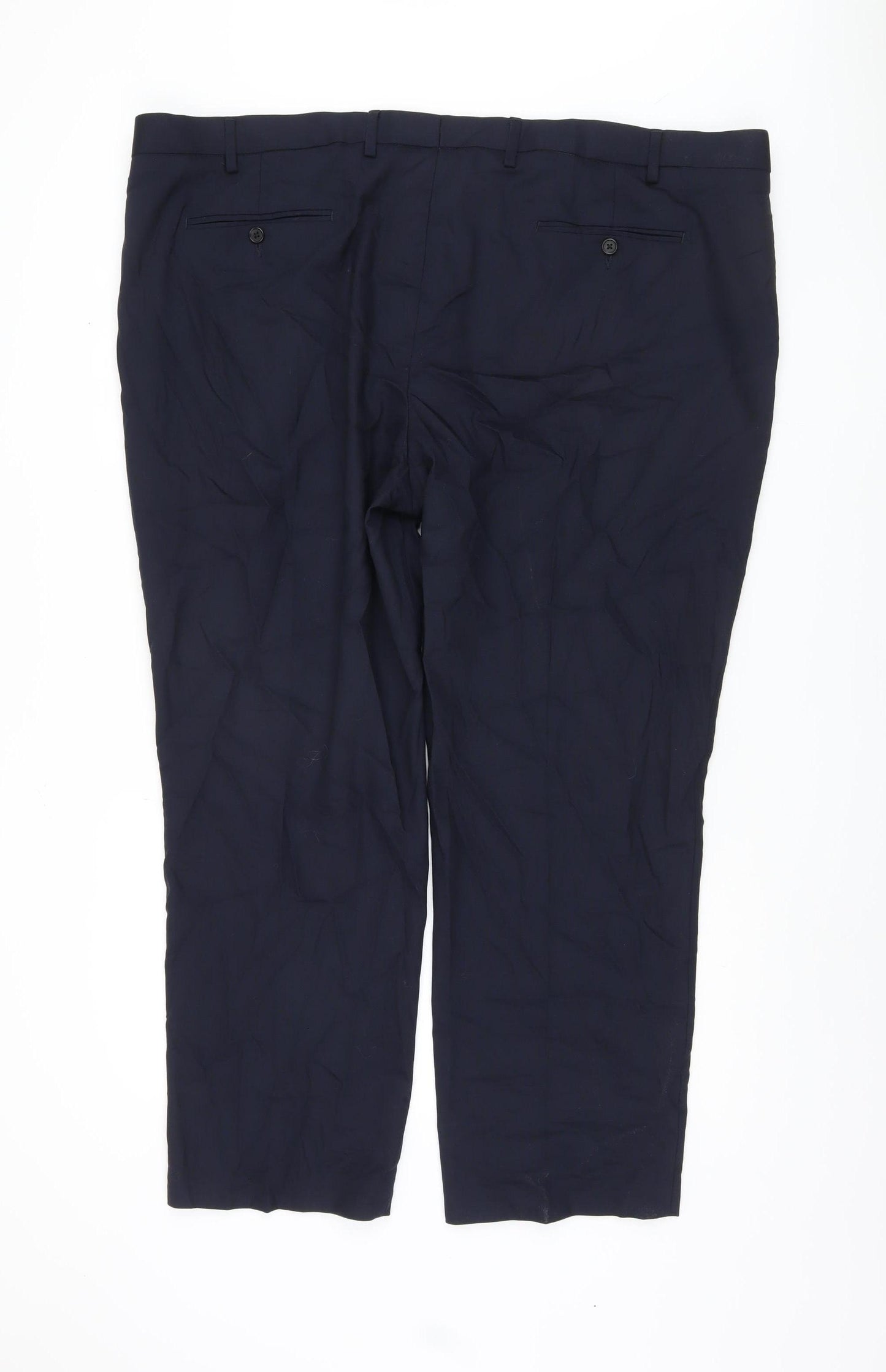 Marks and Spencer Men's Blue Dress Pants, Size 48, Business