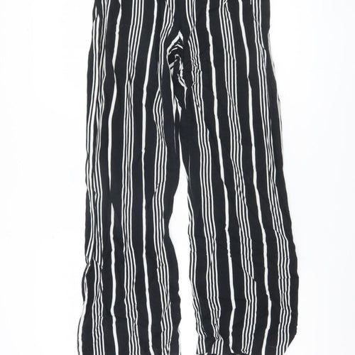 Cynthia Rowley Women Striped Wide-Leg Trousers XS