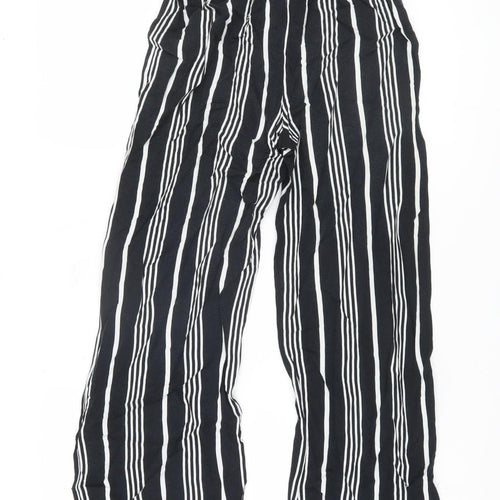 Cynthia Rowley Women Striped Wide-Leg Trousers XS