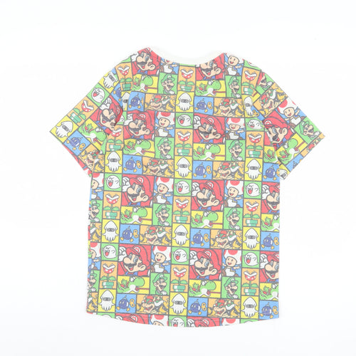 Nutmeg Boys Super Mario Multicoloured Graphic T-Shirt 13-14 Years