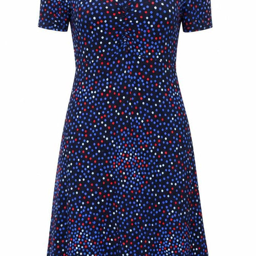Crew Clothing Women’s Multicoloured Polka Dot Dress Size 8