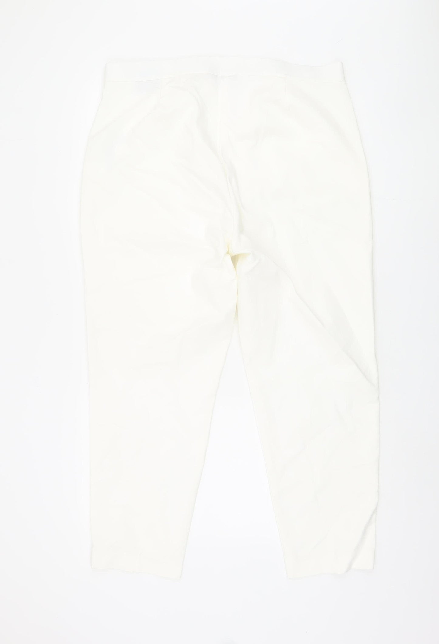 Marks and Spencer Women's White Trousers Size 20