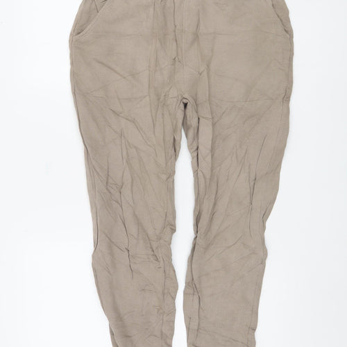 ASOS Beige Unisex Jogger M Casual Tapered Cotton
