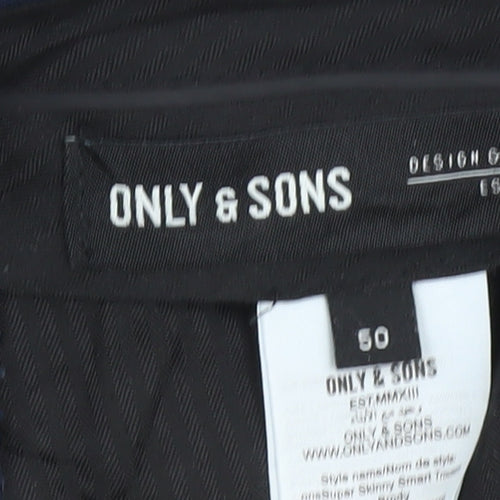 Only & Sons Women's Blue Slim Fit Trousers