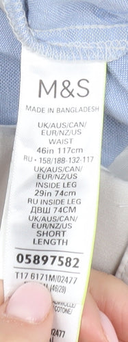 Marks and Spencer Men's Ivory Chino Trousers 46 in