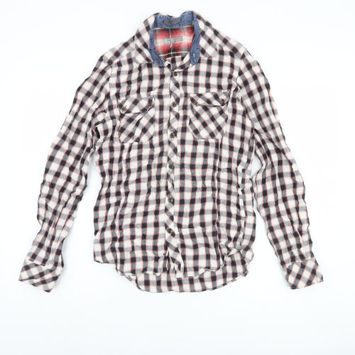 Ted Baker Men's Multicoloured Check Shirt, M, Button-Up