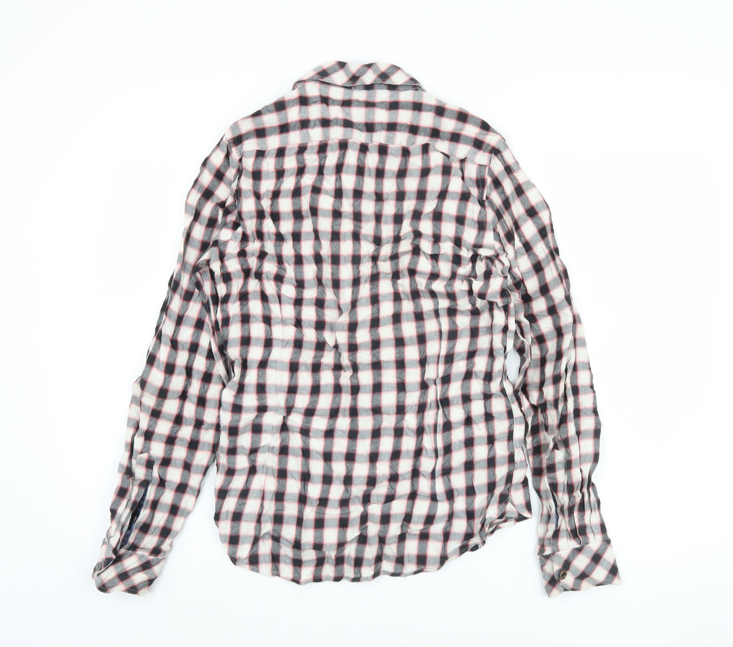 Ted Baker Men's Multicoloured Check Shirt, M, Button-Up
