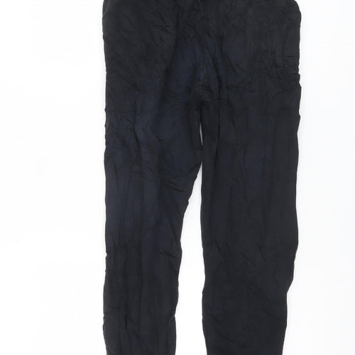 ASOS Women's Black Linen Jogger Trousers - Size XS