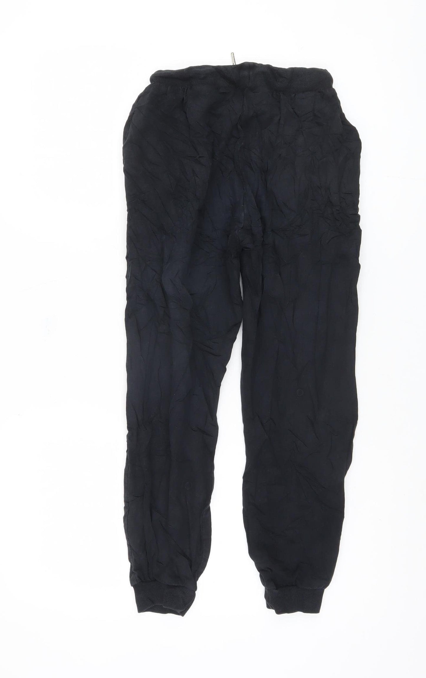 ASOS Women's Black Linen Jogger Trousers - Size XS