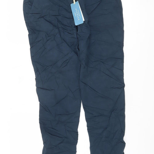 John Lewis Women's Blue Ankle Trousers, Size 12