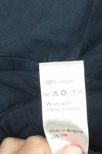 John Lewis Women's Blue Ankle Trousers, Size 12