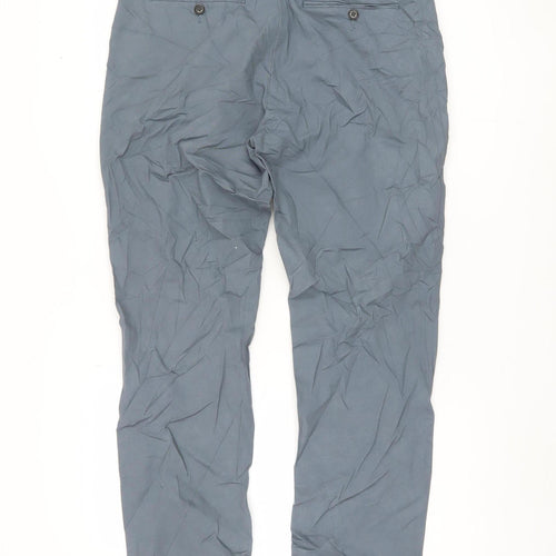 Marks and Spencer Men’s Blue Slim Chino Trousers
