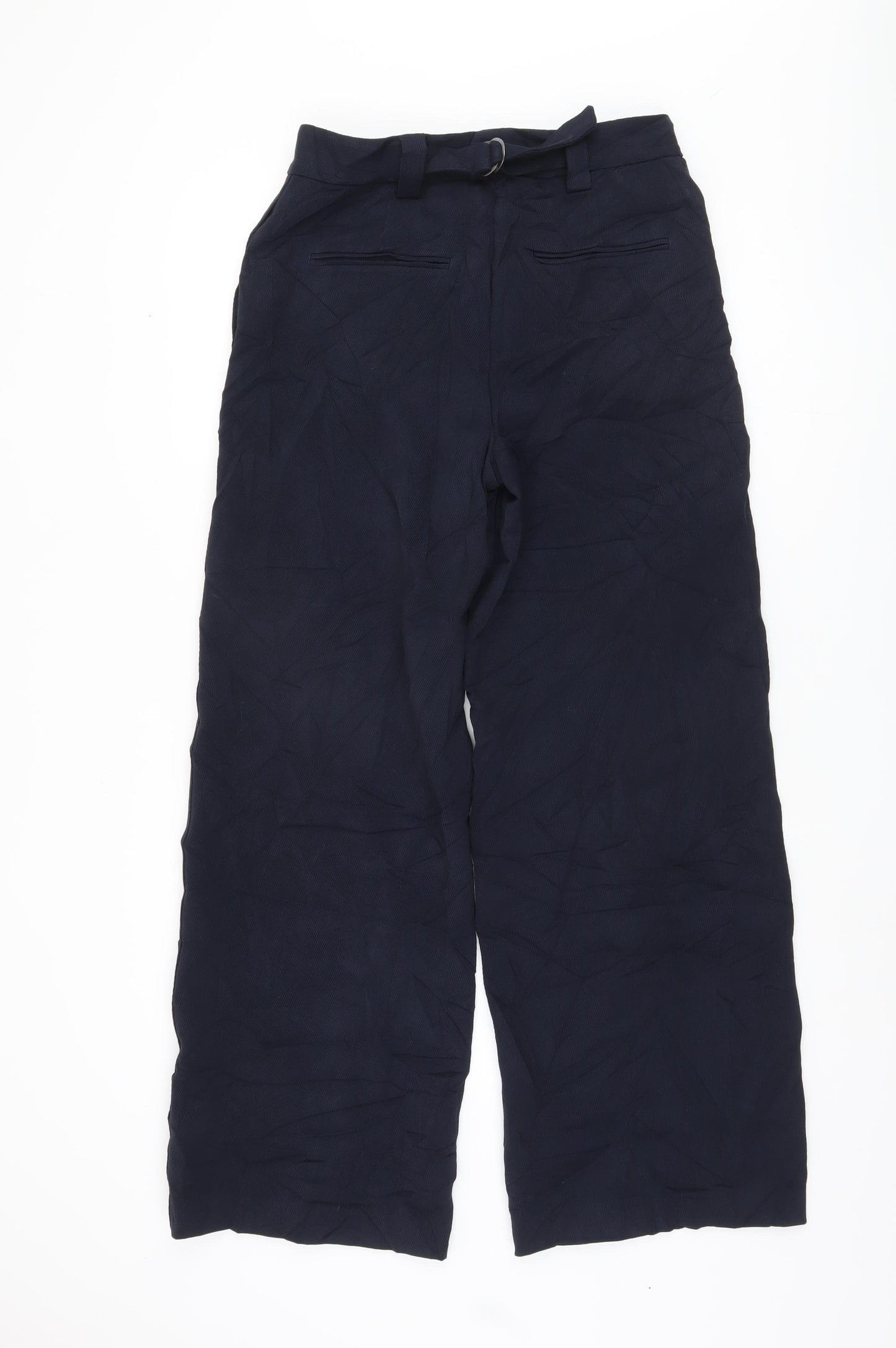 Marks and Spencer Women's Black Wide-Leg Trousers Size 10