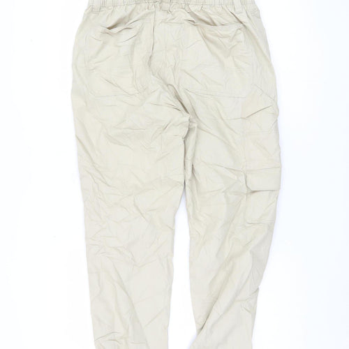 Marks and Spencer Men's Beige Cargo Trousers, Size S