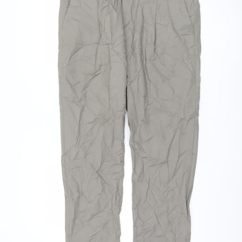 Marks and Spencer Men's Grey Tapered Trousers 38L