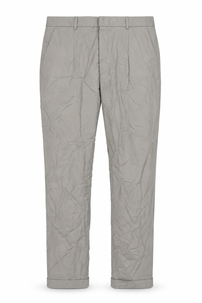 Front view of Marks & Spencer Men's Grey Tapered Trousers 38L