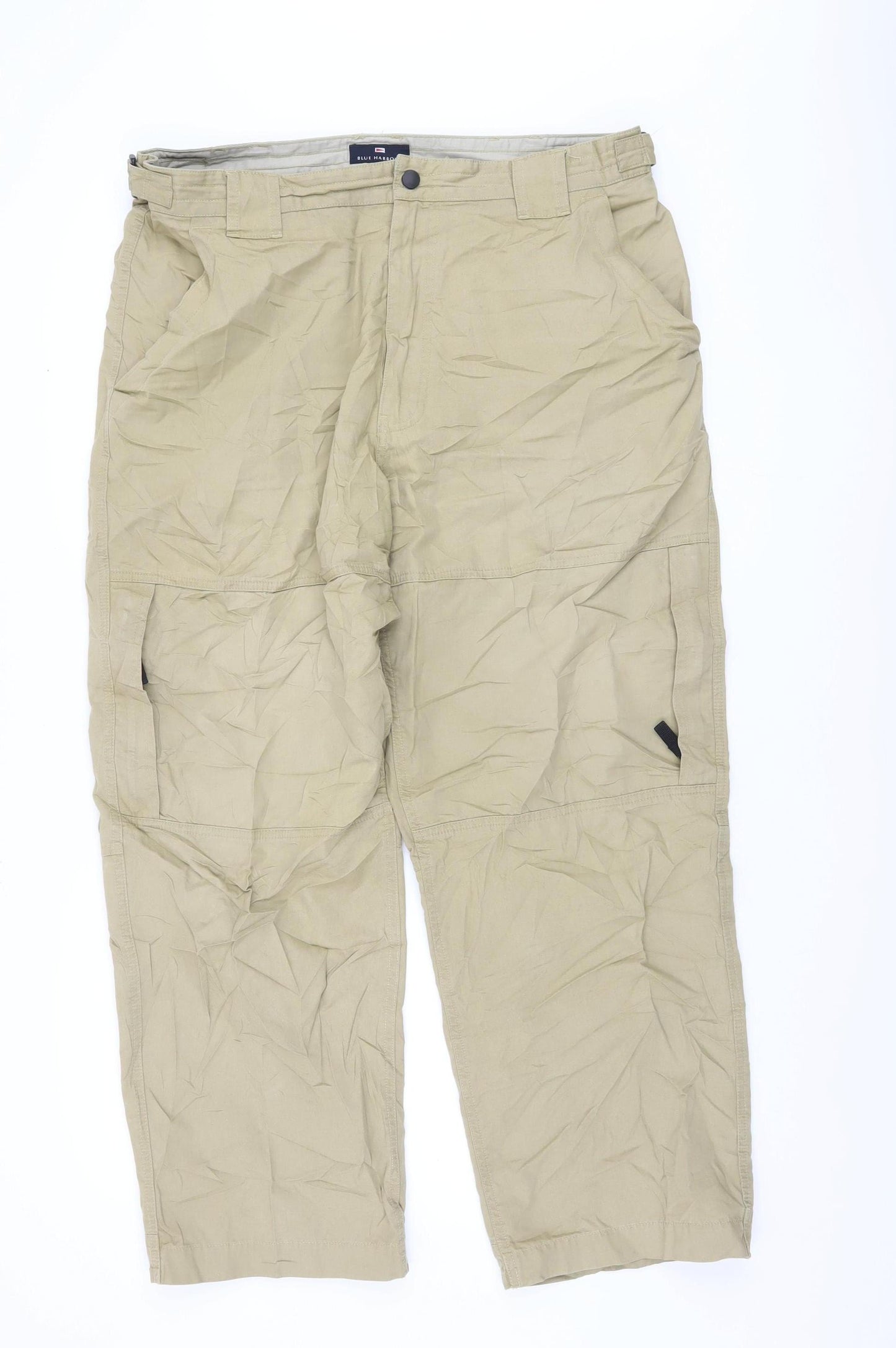 Marks and Spencer Men's Beige Cargo Trousers 38W 29L