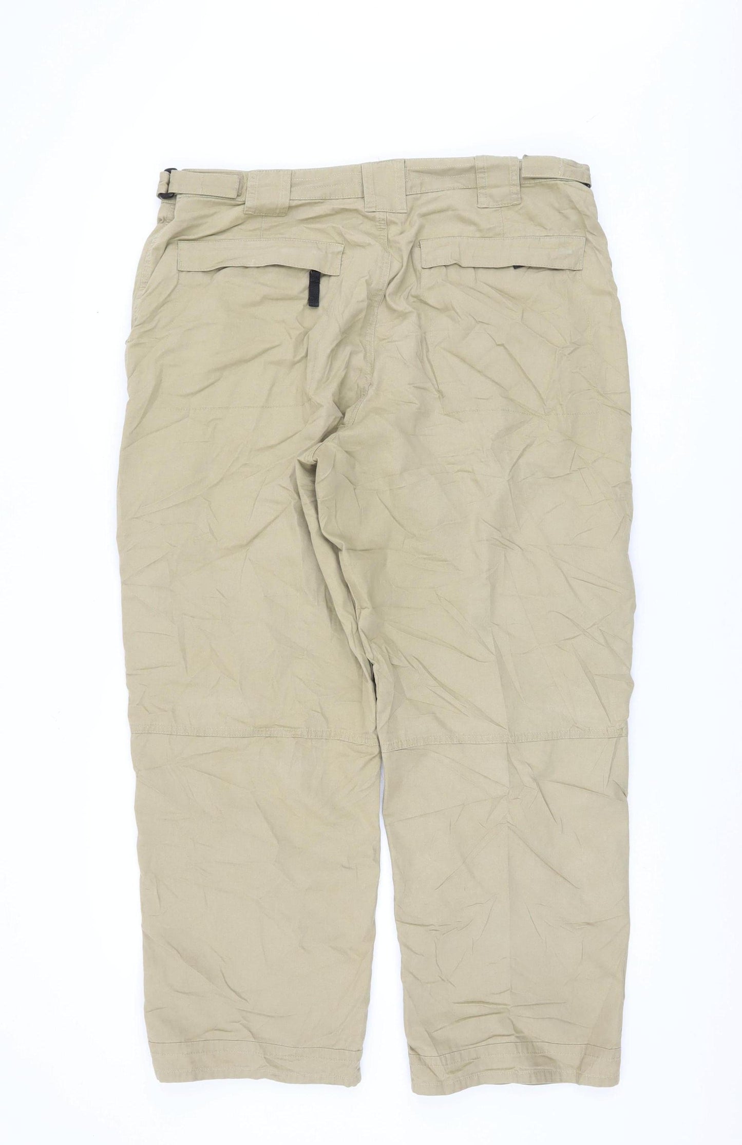 Marks and Spencer Men's Beige Cargo Trousers 38W 29L