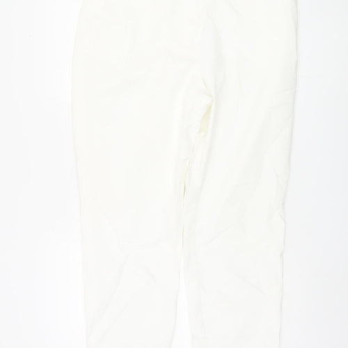 Marks & Spencer White Women's Trousers Size 16