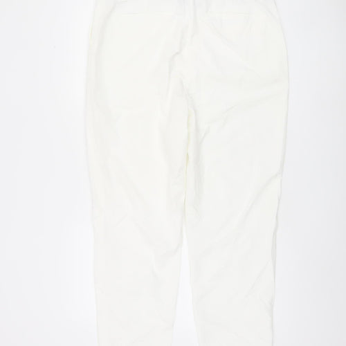 Marks & Spencer White Women's Trousers Size 16