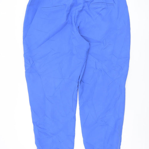 Marks and Spencer Women's Blue Plus Size Trousers