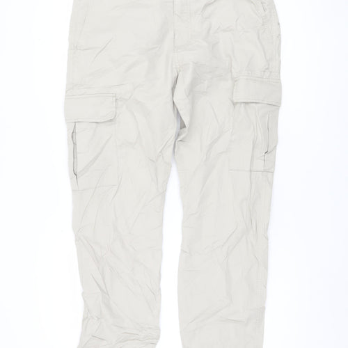 Marks and Spencer Beige Cargo Trousers, Size M, Great Condition