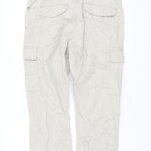 Marks and Spencer Beige Cargo Trousers, Size M, Great Condition