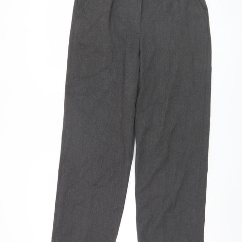 Eastex Women's Grey Straight Leg Trousers Size 12