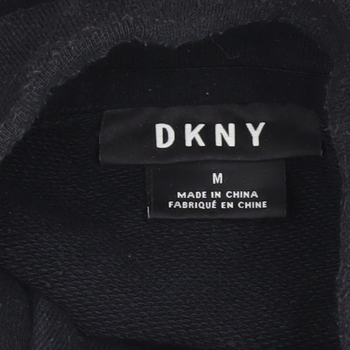 DKNY Women's Black Logo Sweatshirt Medium