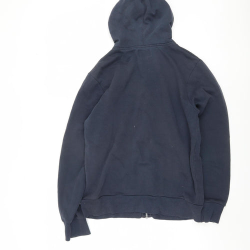 Converse Boys Blue XL Full Zip Hoodie with Logo