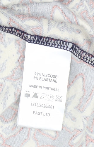 East Women's Multicoloured Wrap Dress Size 10