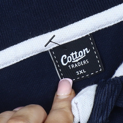 Cotton Traders Men's Navy 3XL Polo Shirt