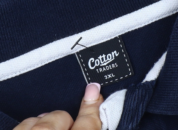 Cotton Traders Men's Navy 3XL Polo Shirt