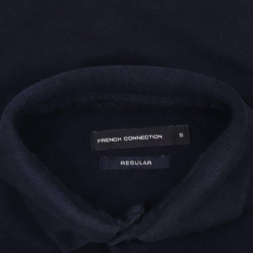 French Connection Men's Black Polo Shirt Size S