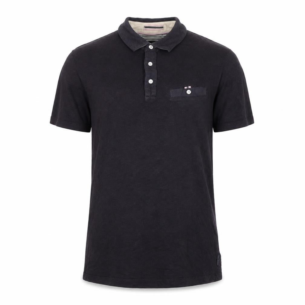 Ted Baker Men's Black Polo, Size S, Short Sleeve