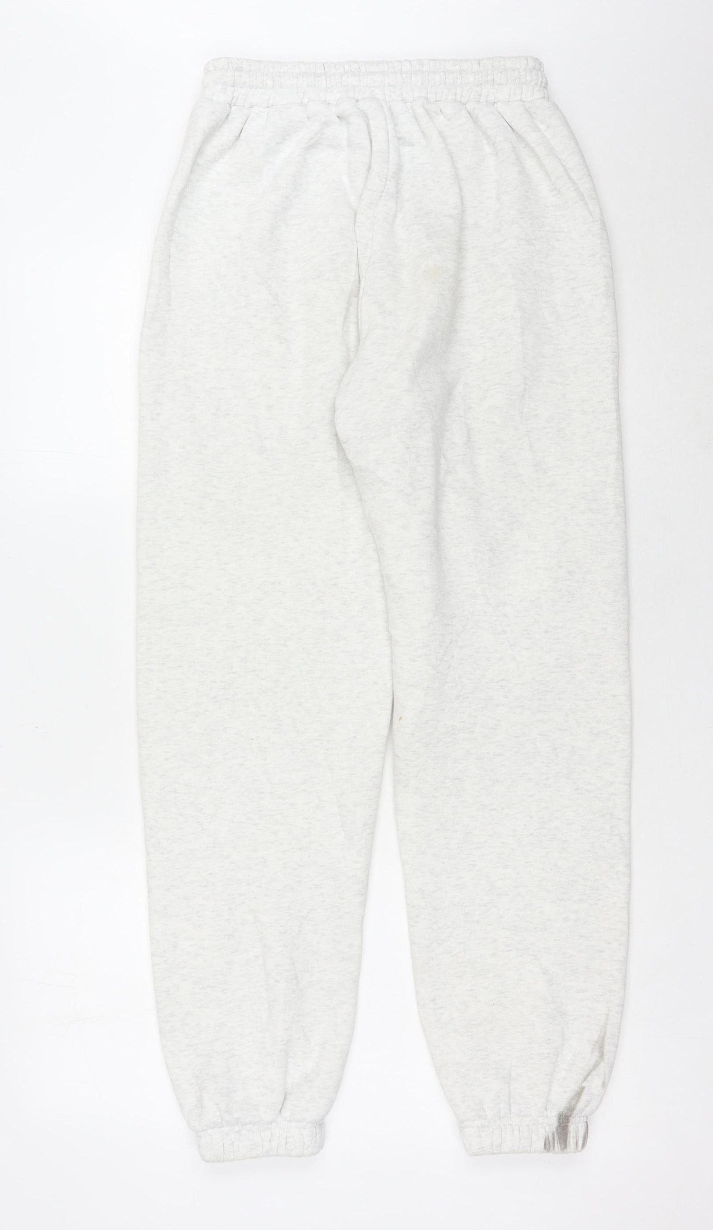 White Fox Women's White XS Jogger Trousers with Logo