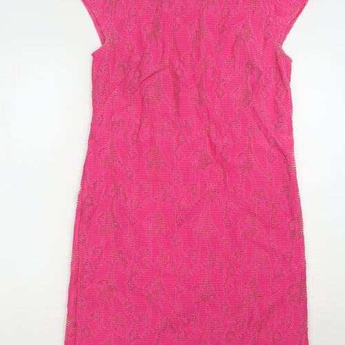 Jaeger Pink Women's Dress Size 10