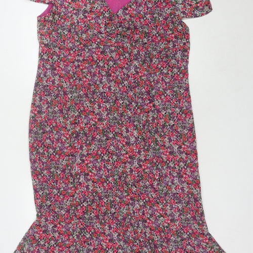 Lakeland Women's Floral V-Neck Dress Size 18