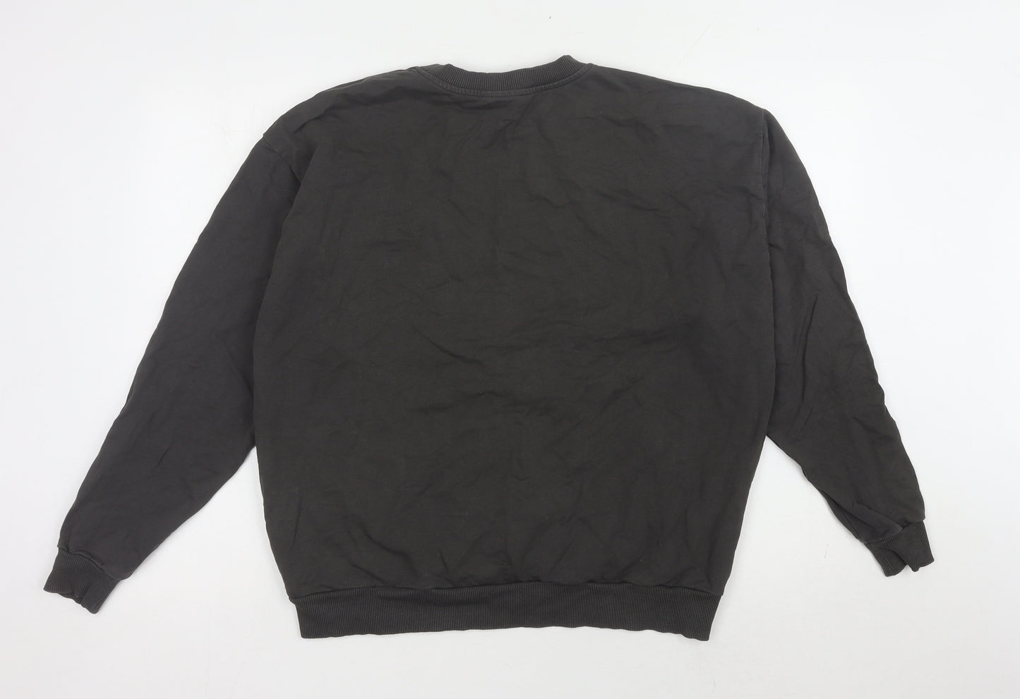 ASOS DESIGN Women’s Black Pullover Sweatshirt, Size 10