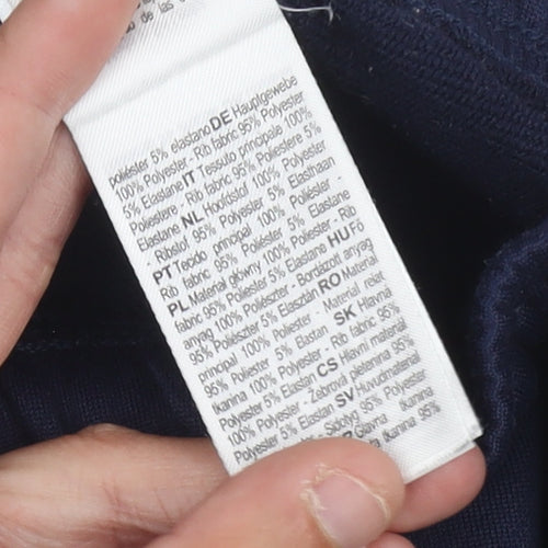 Decathlon Boys' Blue Joggers - 12-13 Years, Elastic Waist