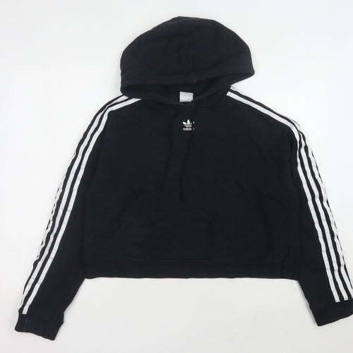 Adidas Women’s Black Pullover Hoodie, Size 14