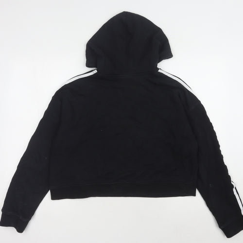 Adidas Women’s Black Pullover Hoodie, Size 14