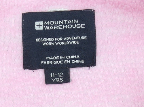 Mountain Warehouse Girls Pink Basic Jacket Size 11-12